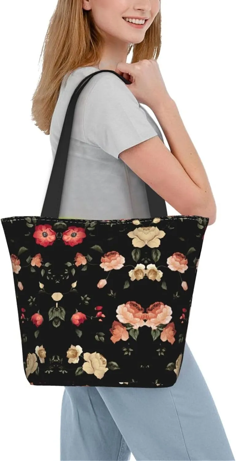Art Guitar Pattern Print Shoulder Tote Bag Women'S Large Size Handbag Casual Tote Shopping Bag For Women