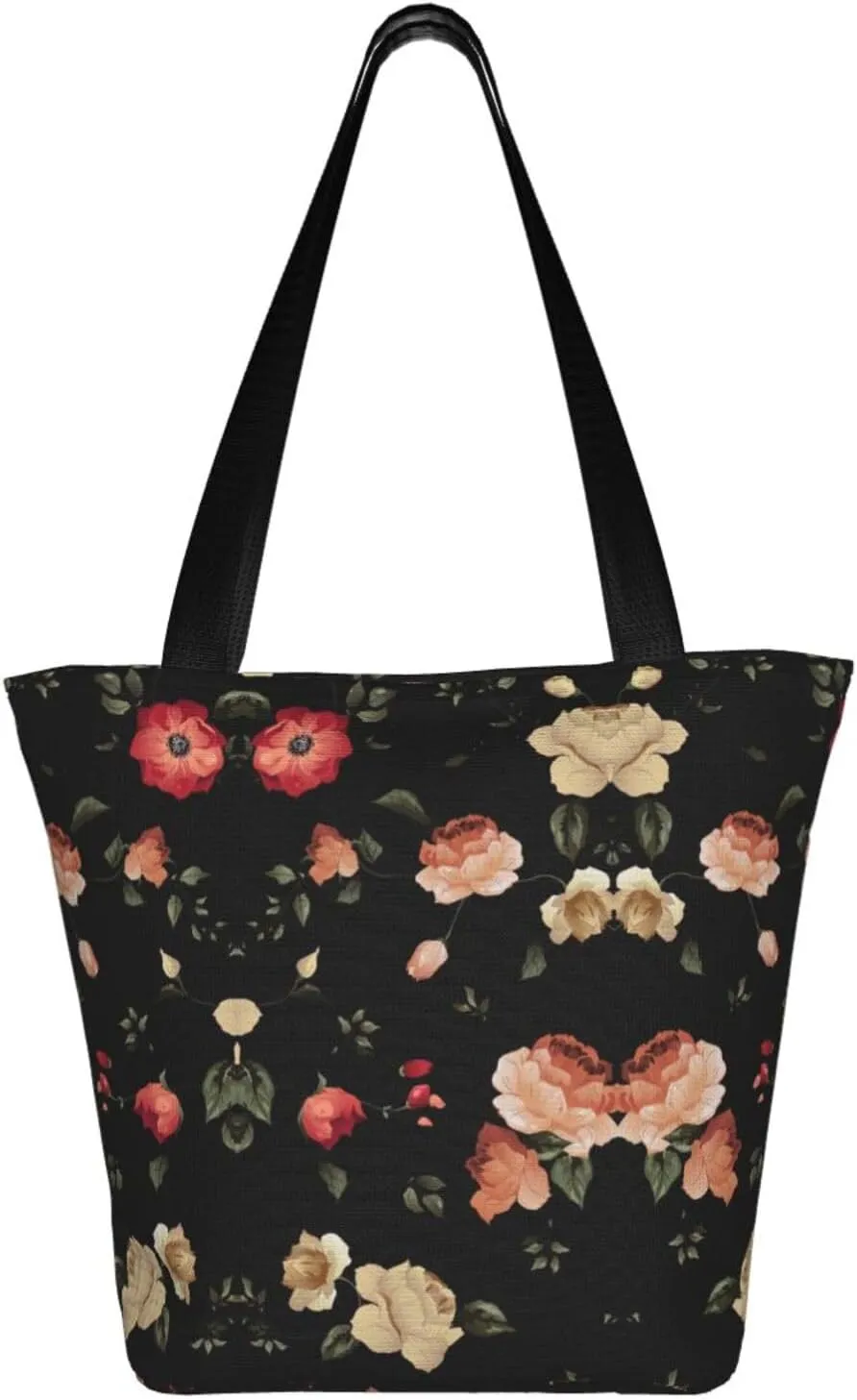 Art Guitar Pattern Print Shoulder Tote Bag Women'S Large Size Handbag Casual Tote Shopping Bag For Women