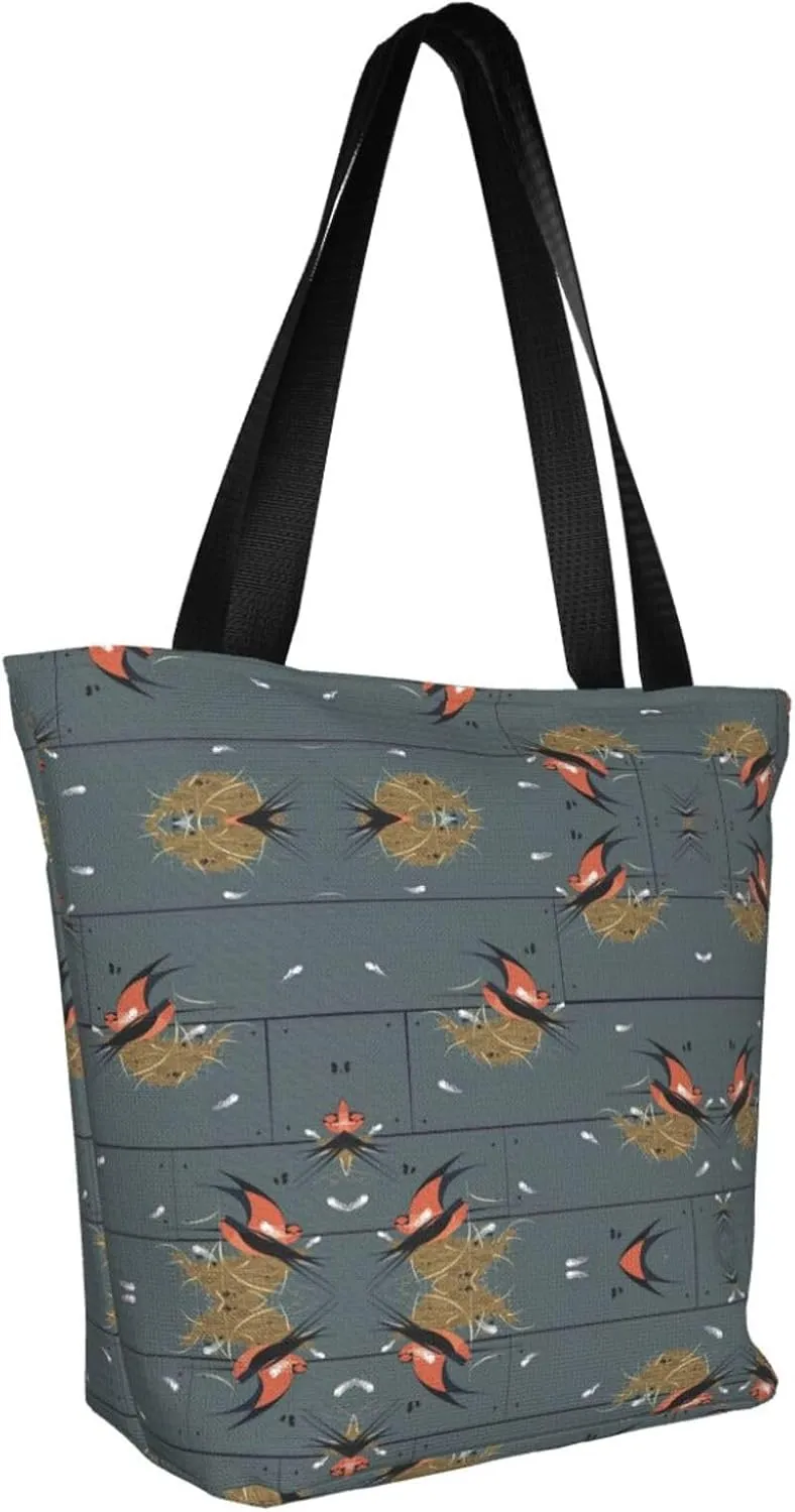 Art Guitar Pattern Print Shoulder Tote Bag Women'S Large Size Handbag Casual Tote Shopping Bag For Women