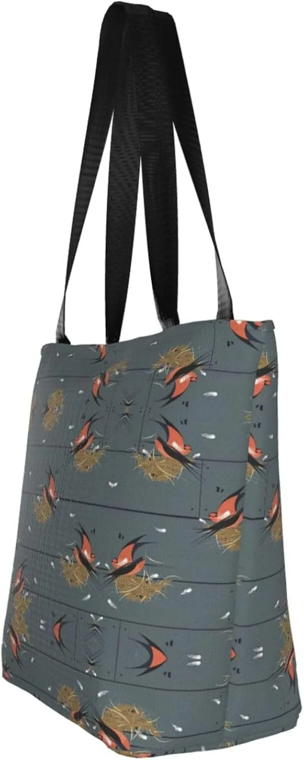 Art Guitar Pattern Print Shoulder Tote Bag Women'S Large Size Handbag Casual Tote Shopping Bag For Women