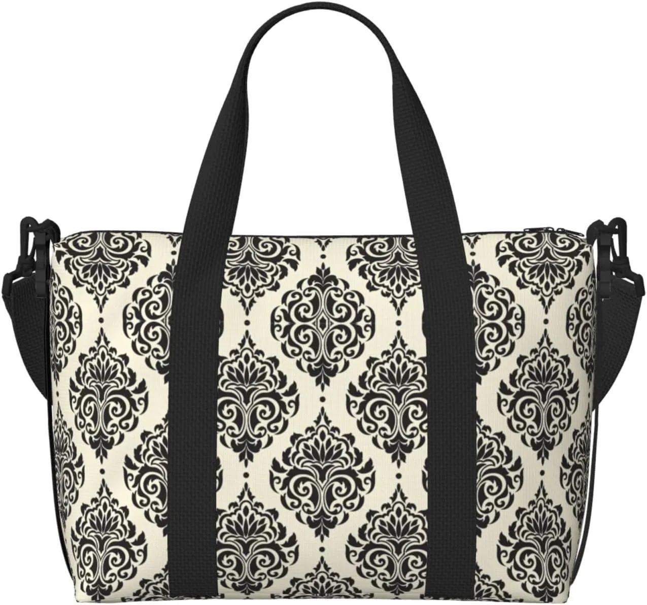 Asian Elephants Print Hand Travel Bag,Gym Bag,Weekend Travel Overnight Bag,Tote Bag Sports Bag For Women Men