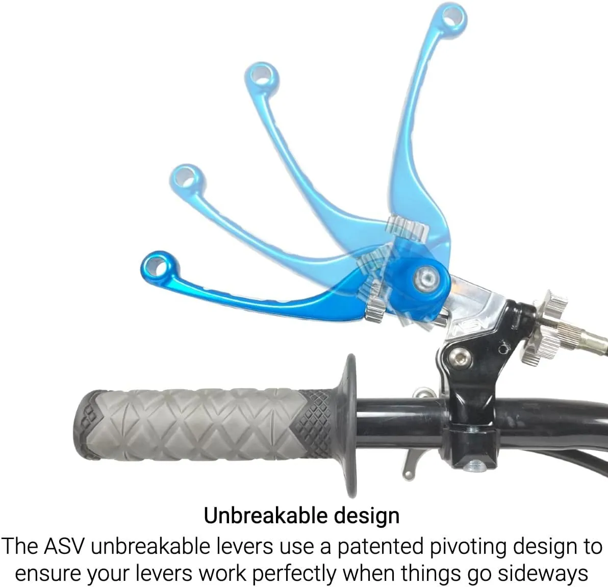 ASV Unbreakable F4 Off-Road Dirt Brake Lever # BDF412 - Black