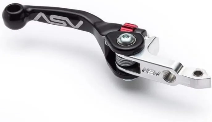 ASV Unbreakable F4 Series Foldable Brake Lever, Black fits KTM 50 SX/Pro/Mini/SR (2002-2023)