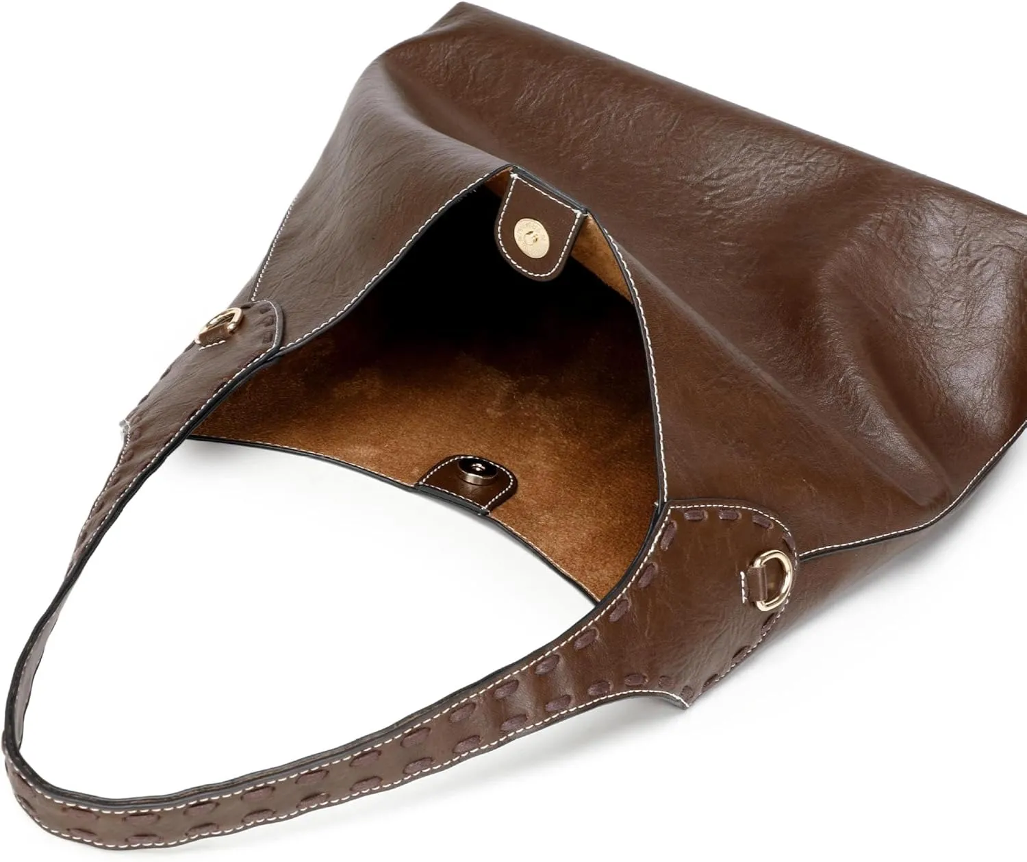 Axcone Retro 3-piece women's soft leather handbag - a new large capacity shoulder bag suitable for commuting