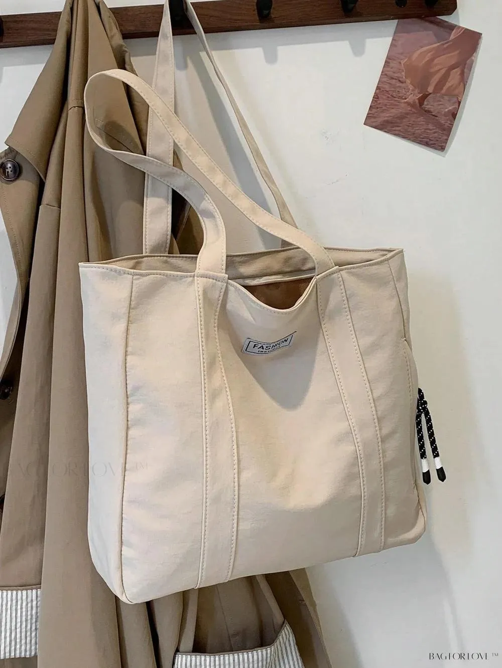 BagForLove - Stylish Solid Color Tote Perfect For Daily Use By Ladies