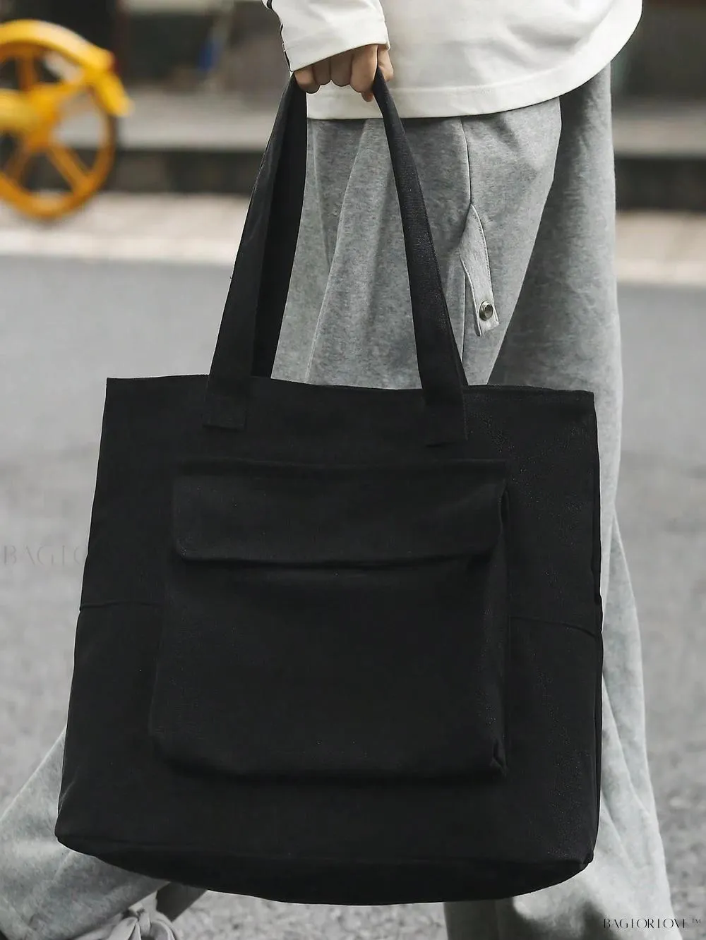 BagForLove - Stylish Solid Color Tote Perfect For Daily Use By Ladies