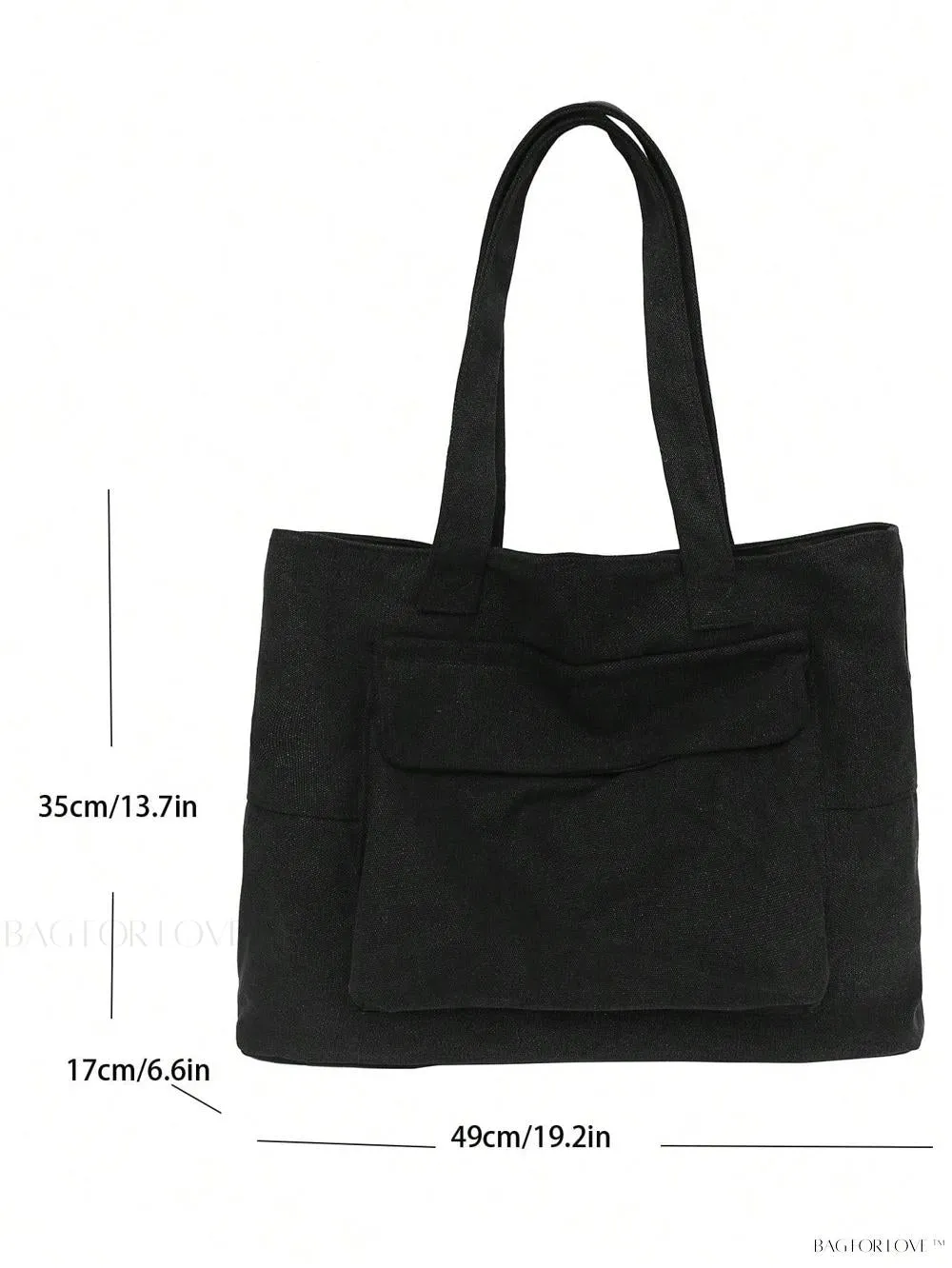 BagForLove - Stylish Solid Color Tote Perfect For Daily Use By Ladies