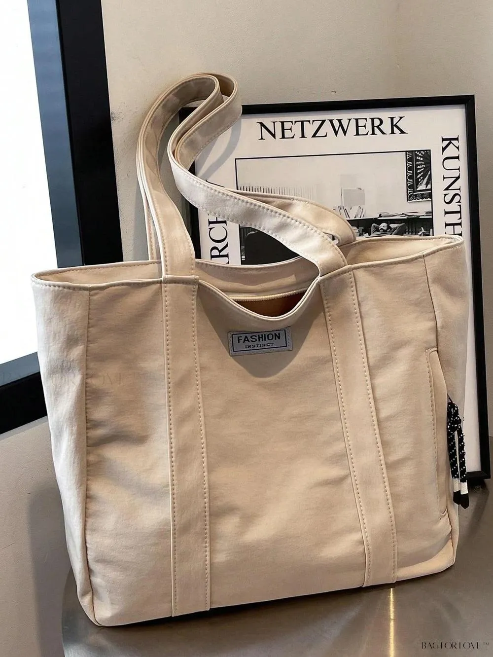 BagForLove - Stylish Solid Color Tote Perfect For Daily Use By Ladies