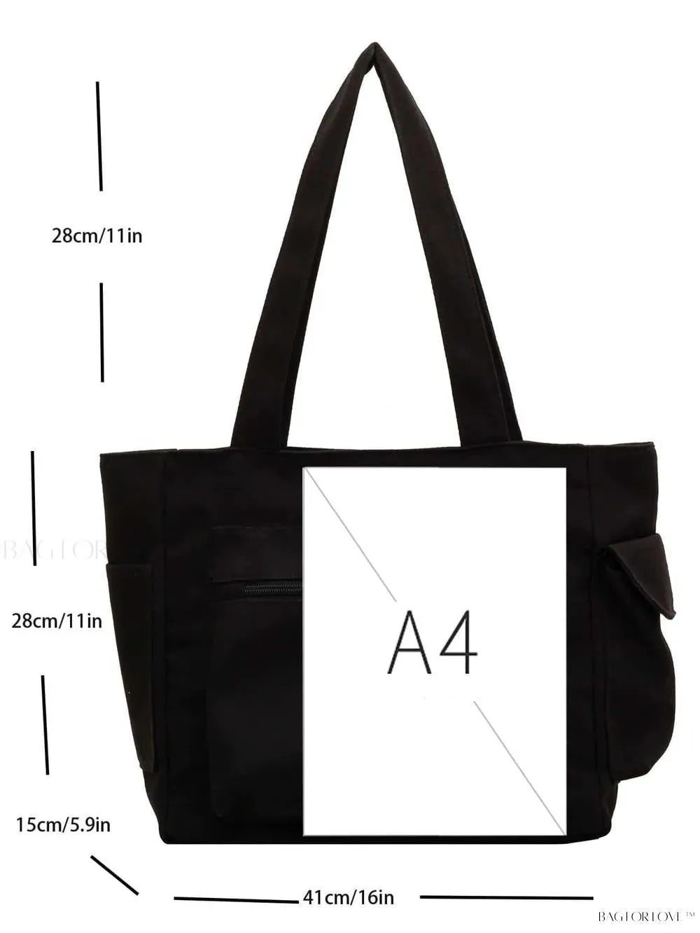 BagForLove - Women's Everyday Tote Featuring a Stylish Emblem