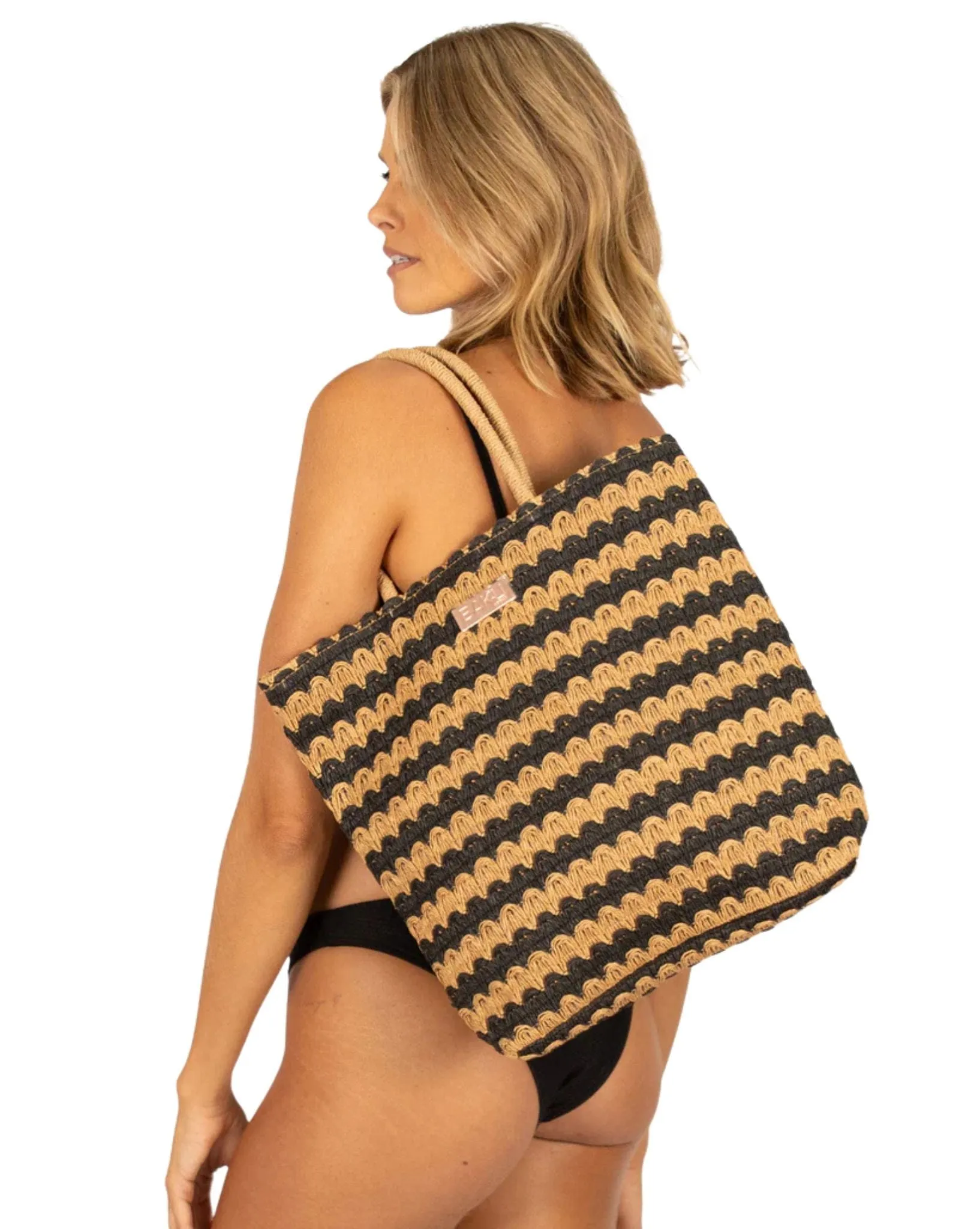 Baku Striped Tote Bag