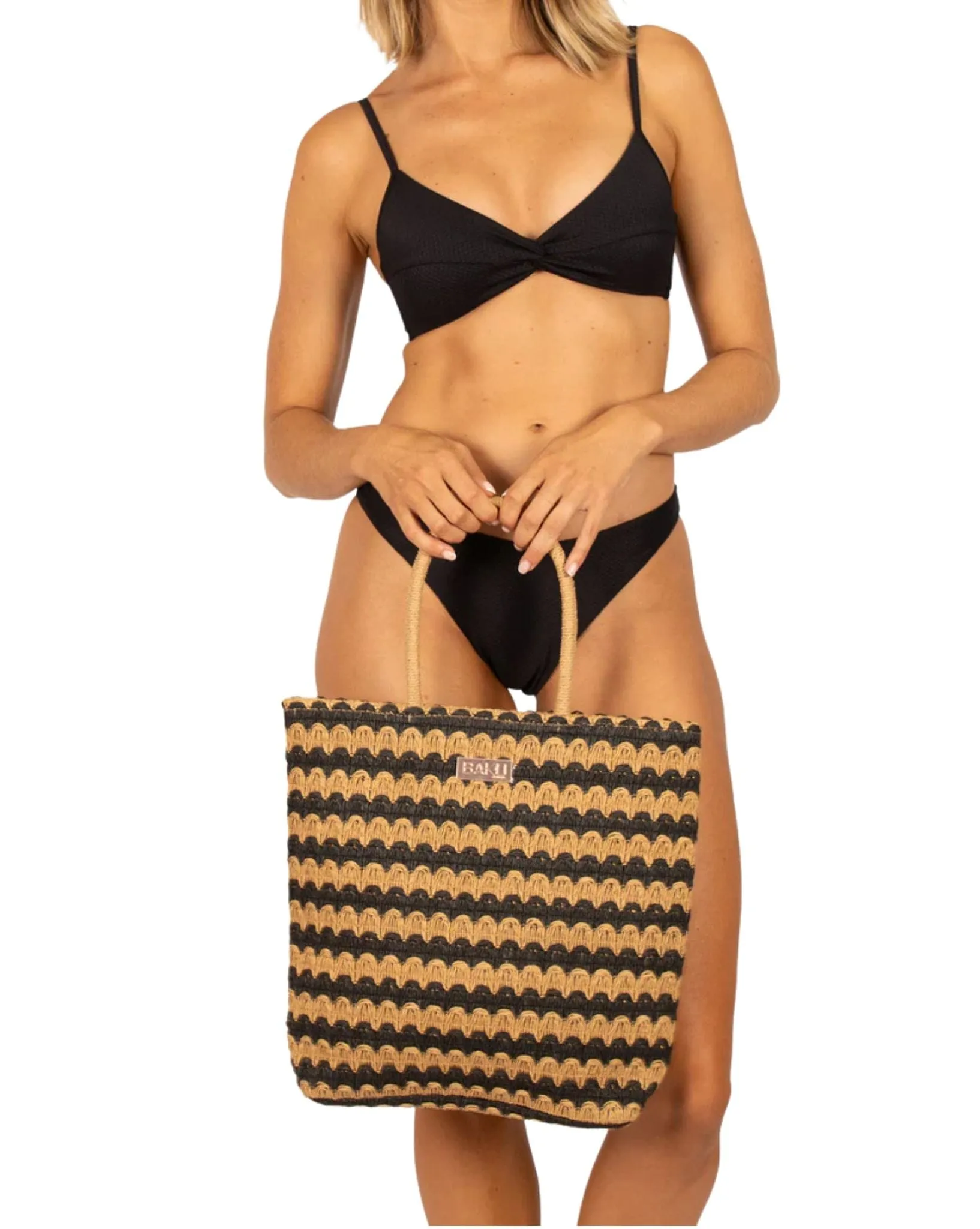Baku Striped Tote Bag