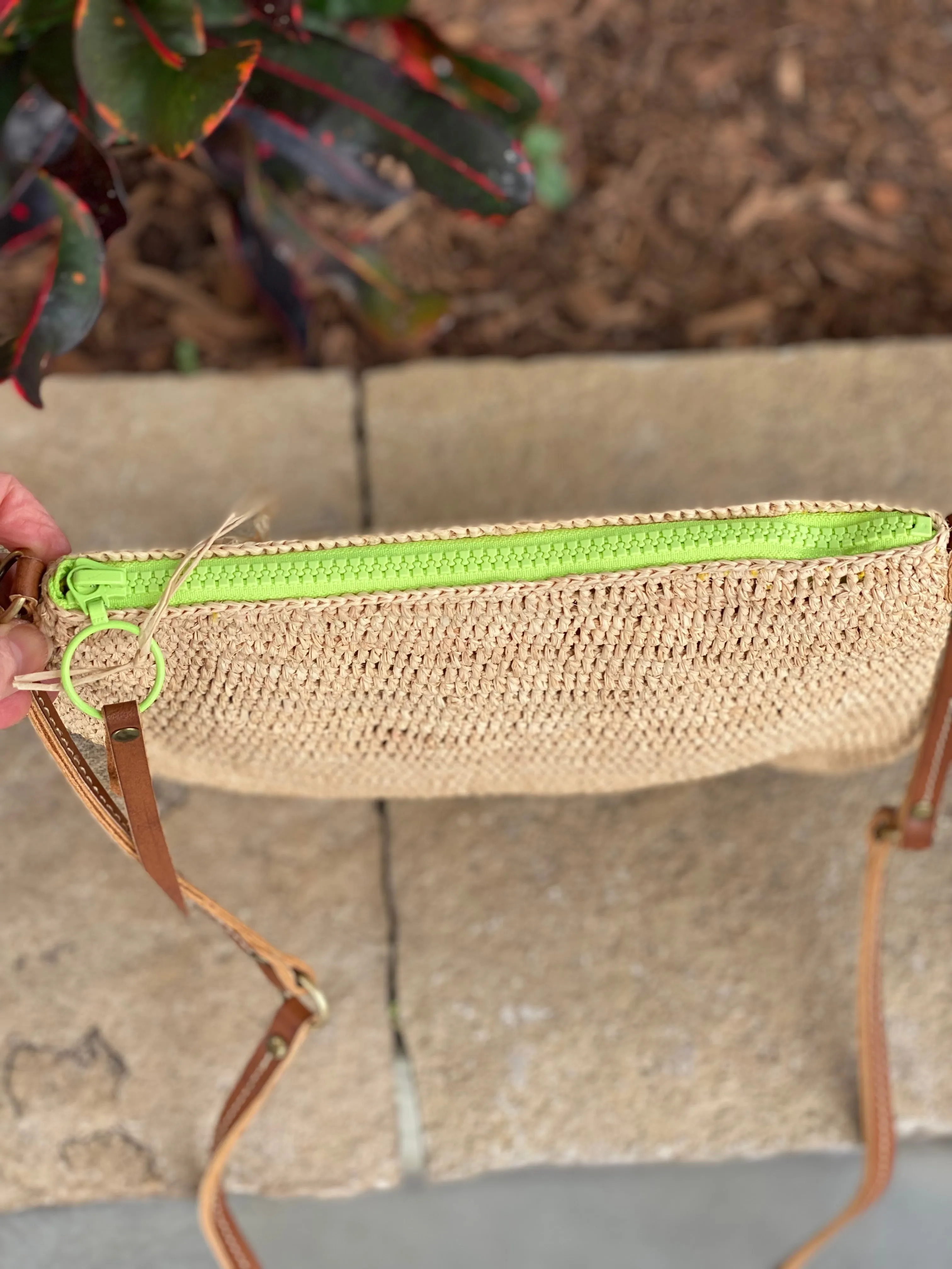BALAGAN BAG MEDIUM - NATURAL / LIME