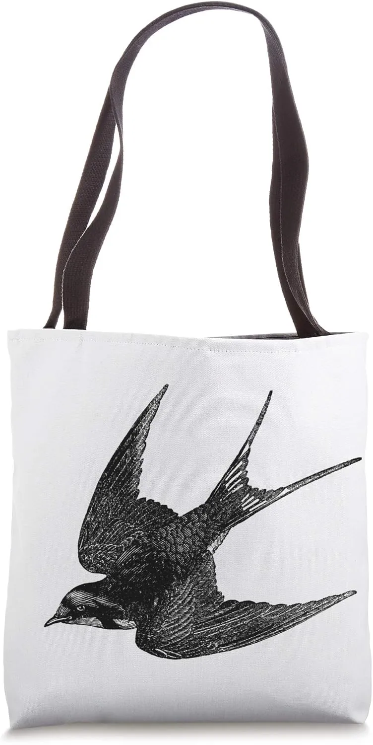Barn Swallow Bird Print Tote Bag