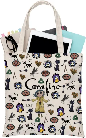 BDPWSS Cartoon Fan Tote Bag The Secret Door Thriller Movie Inspired Gift Ghost Mother Merchandise Fantasy Film Handbag
