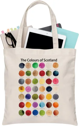BDPWSS Scotland Tote Bag Gift Edinburgh Gift The Colours of Scotland Gift Scotland Travel Trip Essentials Souvenirs Handbag