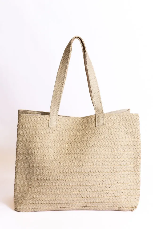 Beach Bum Raffia Beach Bag SALE