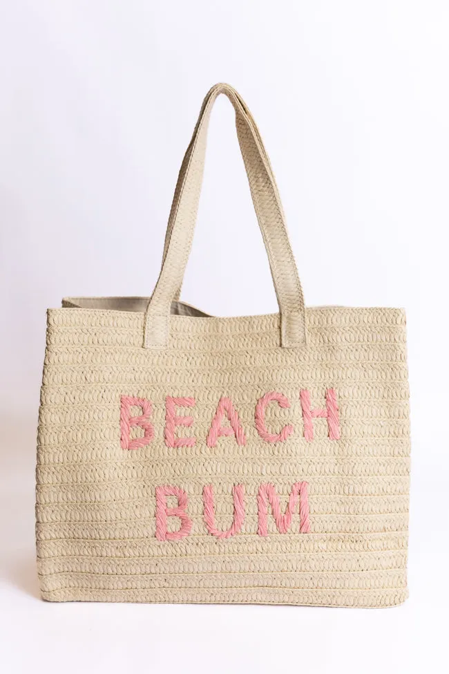 Beach Bum Raffia Beach Bag SALE