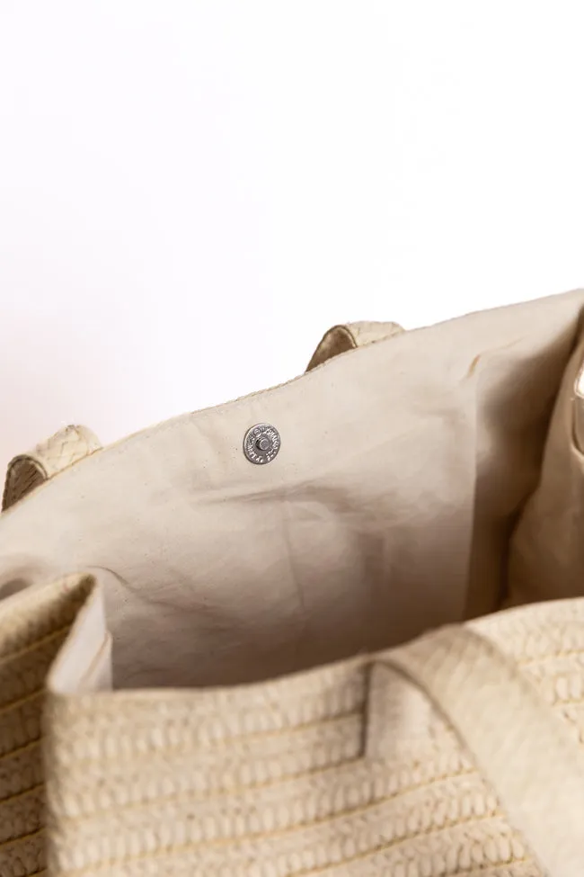 Beach Bum Raffia Beach Bag SALE