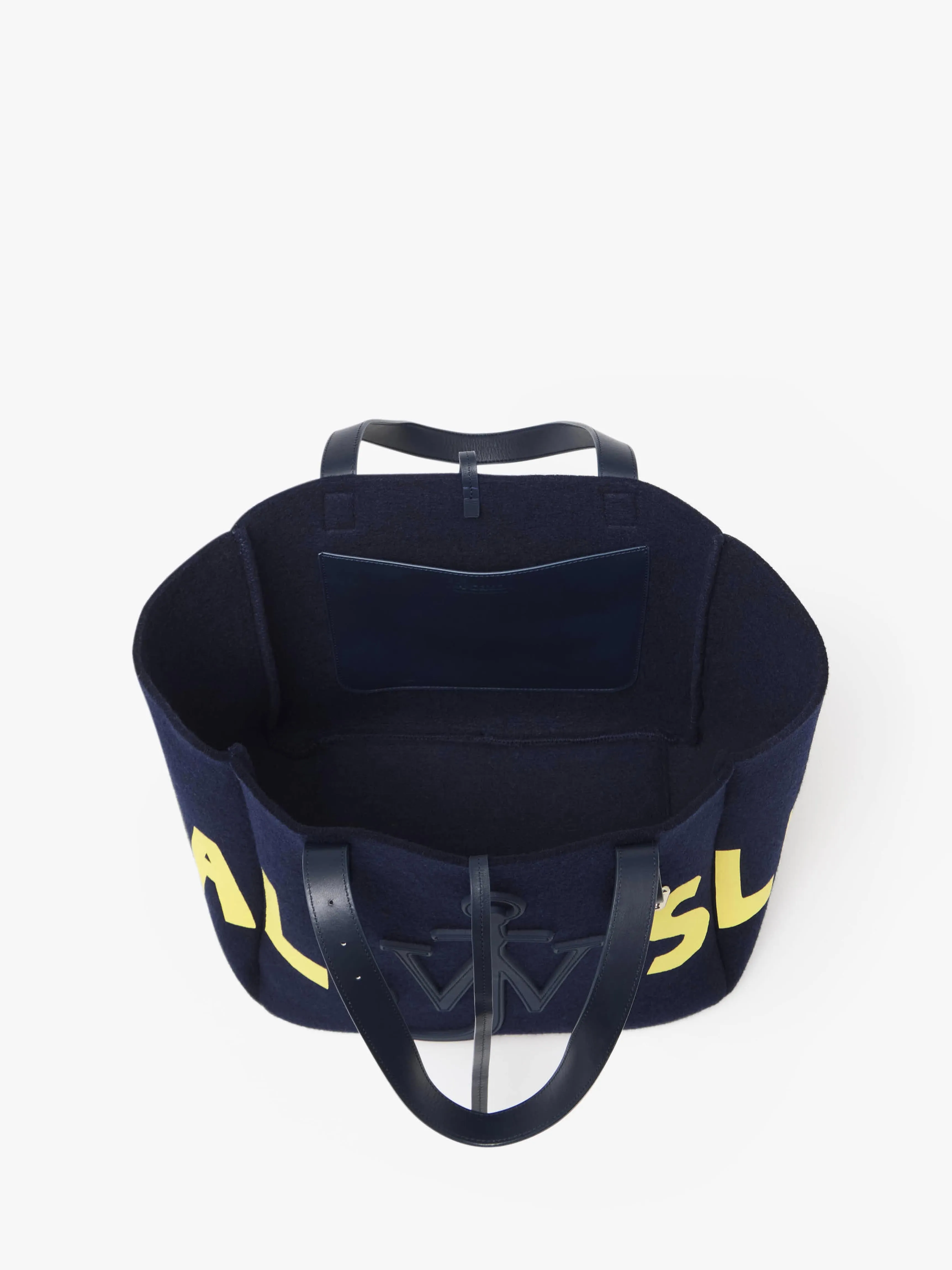BELT TOTE BAG - 'REAL SLEEP' SLOGAN SHOULDER BAG