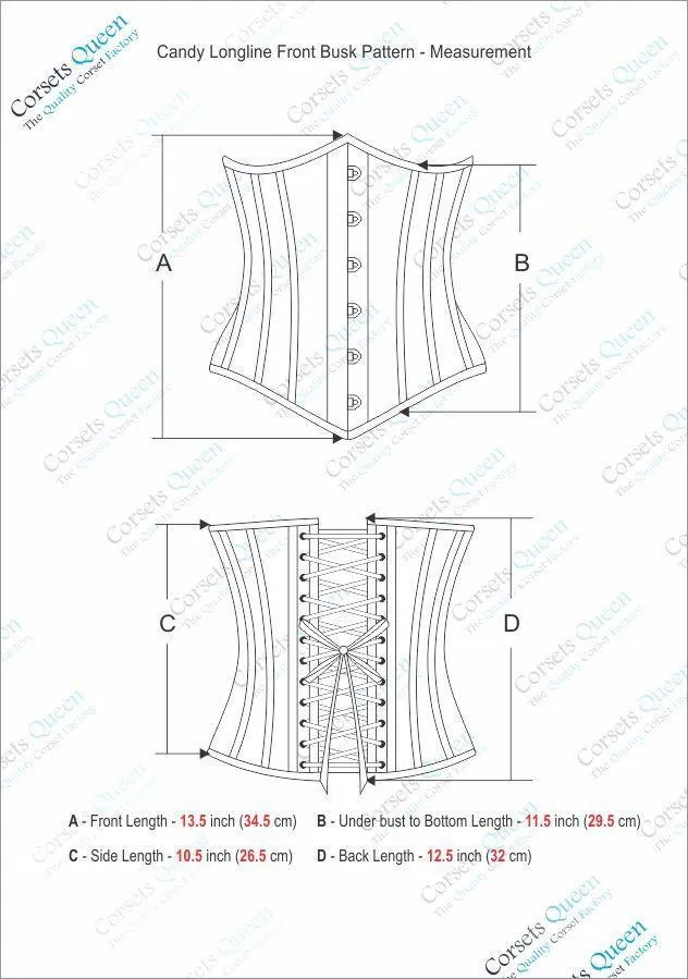 Bernadete Longline Underbust Corset