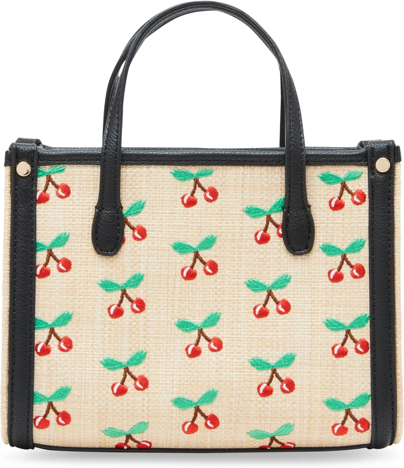 Betsey Johnson Cherry On Top Mini Tote, Beige