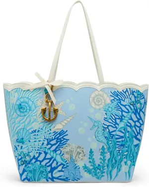 Betsey Johnson Make Waves Tote, Blue