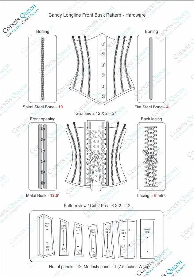Bety Longline Underbust Corset
