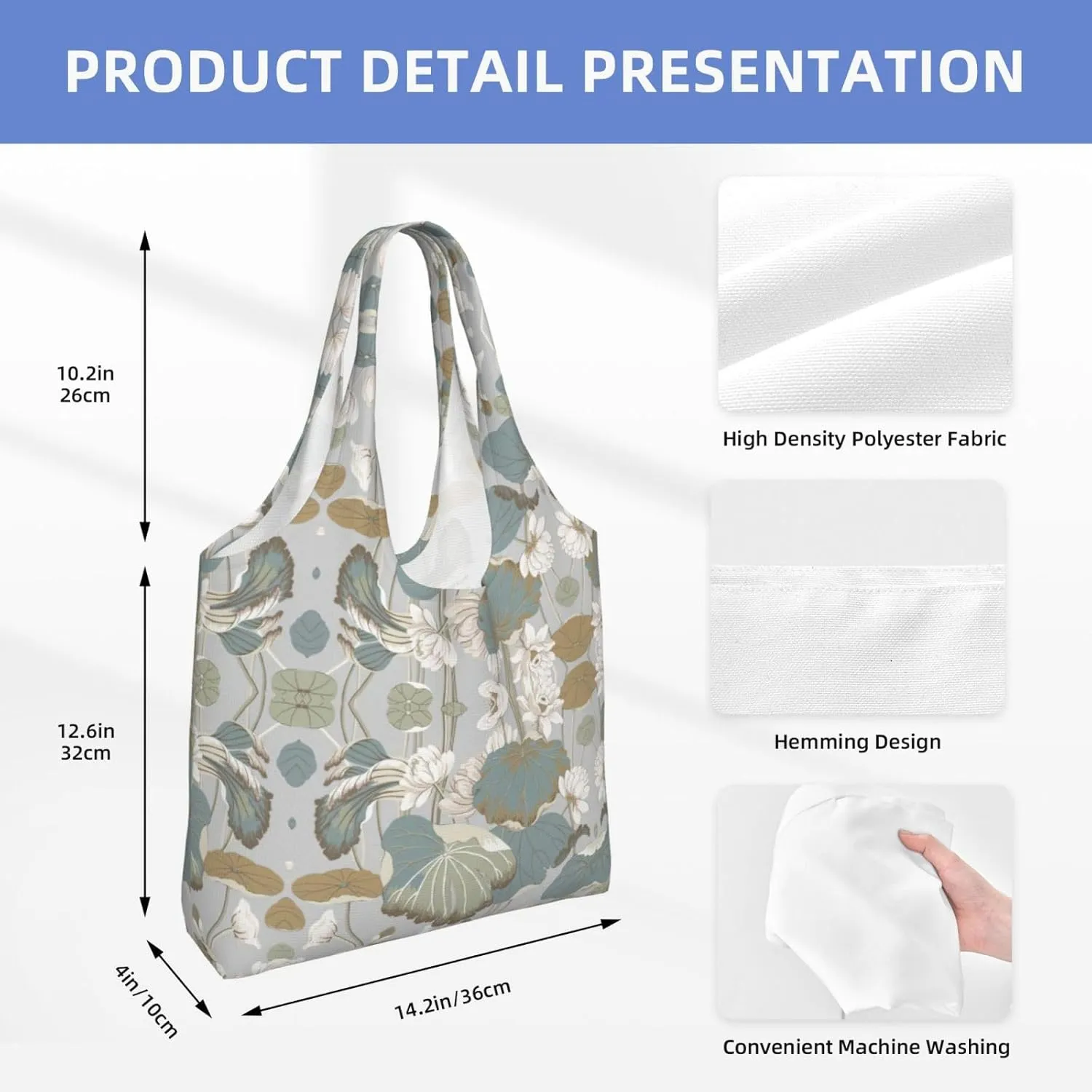 Black Gold Marble Print Tote Bags Reusable Grocery Bags Shopping Bags For Groceries Reusable Bags Foldable Shopping Bag