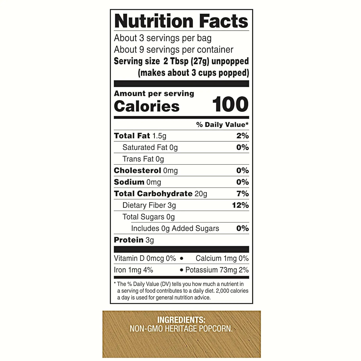 Black Jewell Gourmet Popcorn, Healthy Popcorn Snack, No Salt No Oil, 8.7 Ounces (Pack of 6)