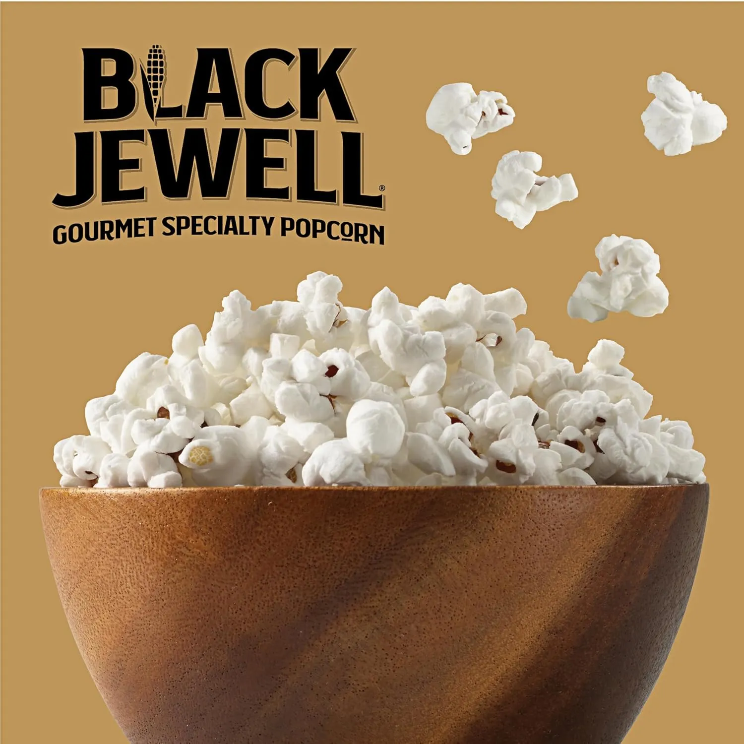 Black Jewell Gourmet Popcorn, Healthy Popcorn Snack, No Salt No Oil, 8.7 Ounces (Pack of 6)
