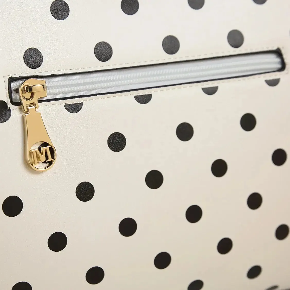 Black Polka Dot Rockabilly Handbag