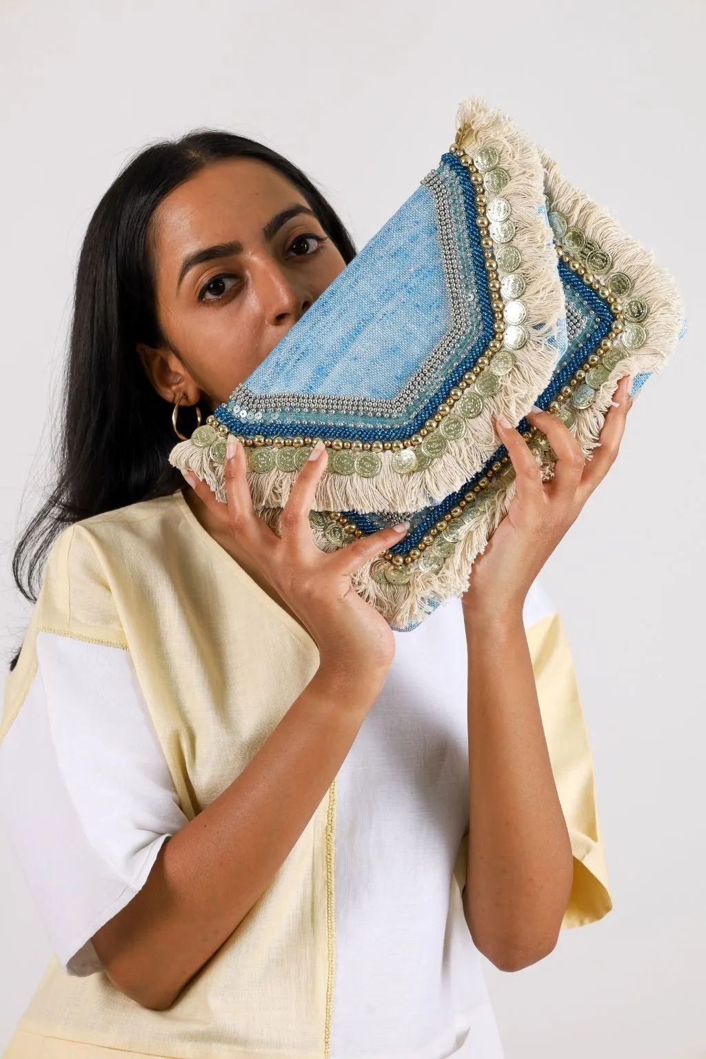 Blue Banjara Sling Bag