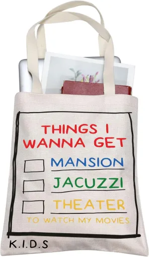 BLUPARK Singer Inspired Retro Rap Album Gift Women Canvas Bag