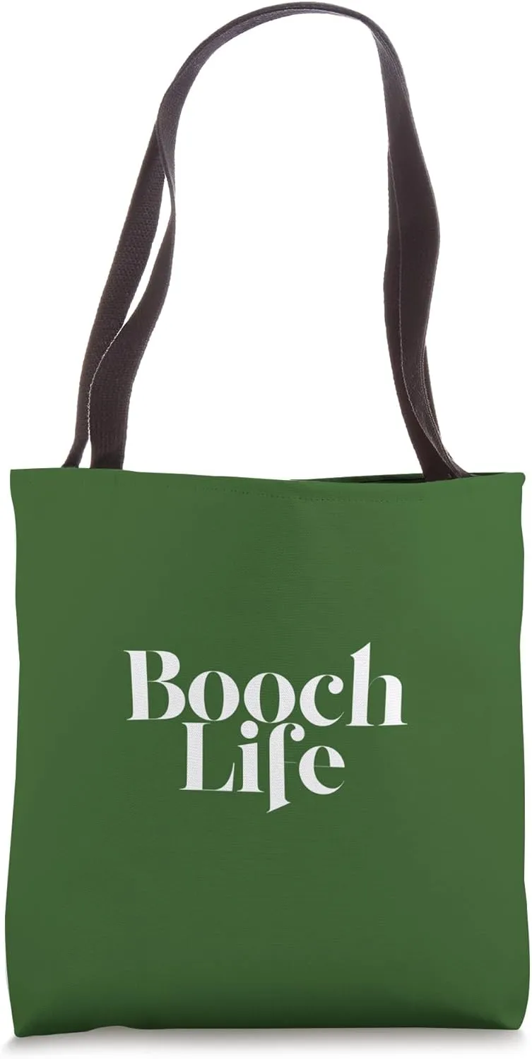 Booch Life Kombucha Drink Lover Fermented Probiotic Print Tote Bag