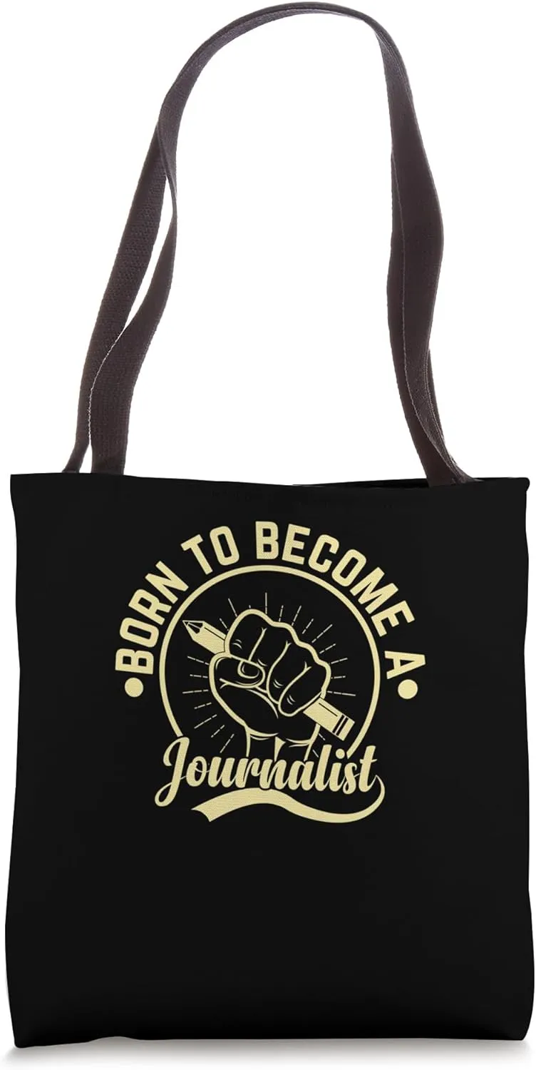 Born To Become a Journalist - Reporter Tote Bag