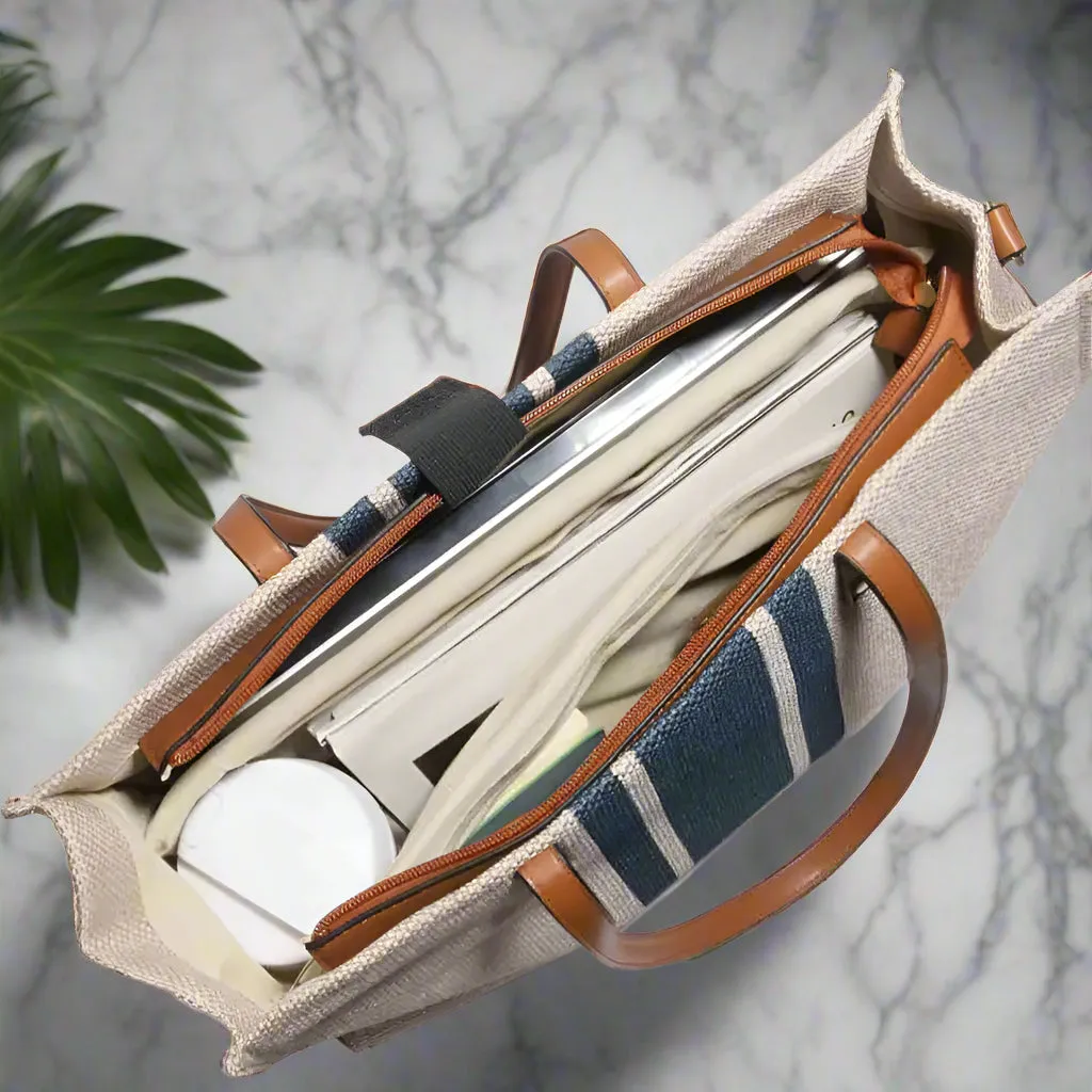 Brilliance | Striped Tote Bag