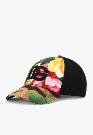 Brocade Baseball Cap with DG Embroidery