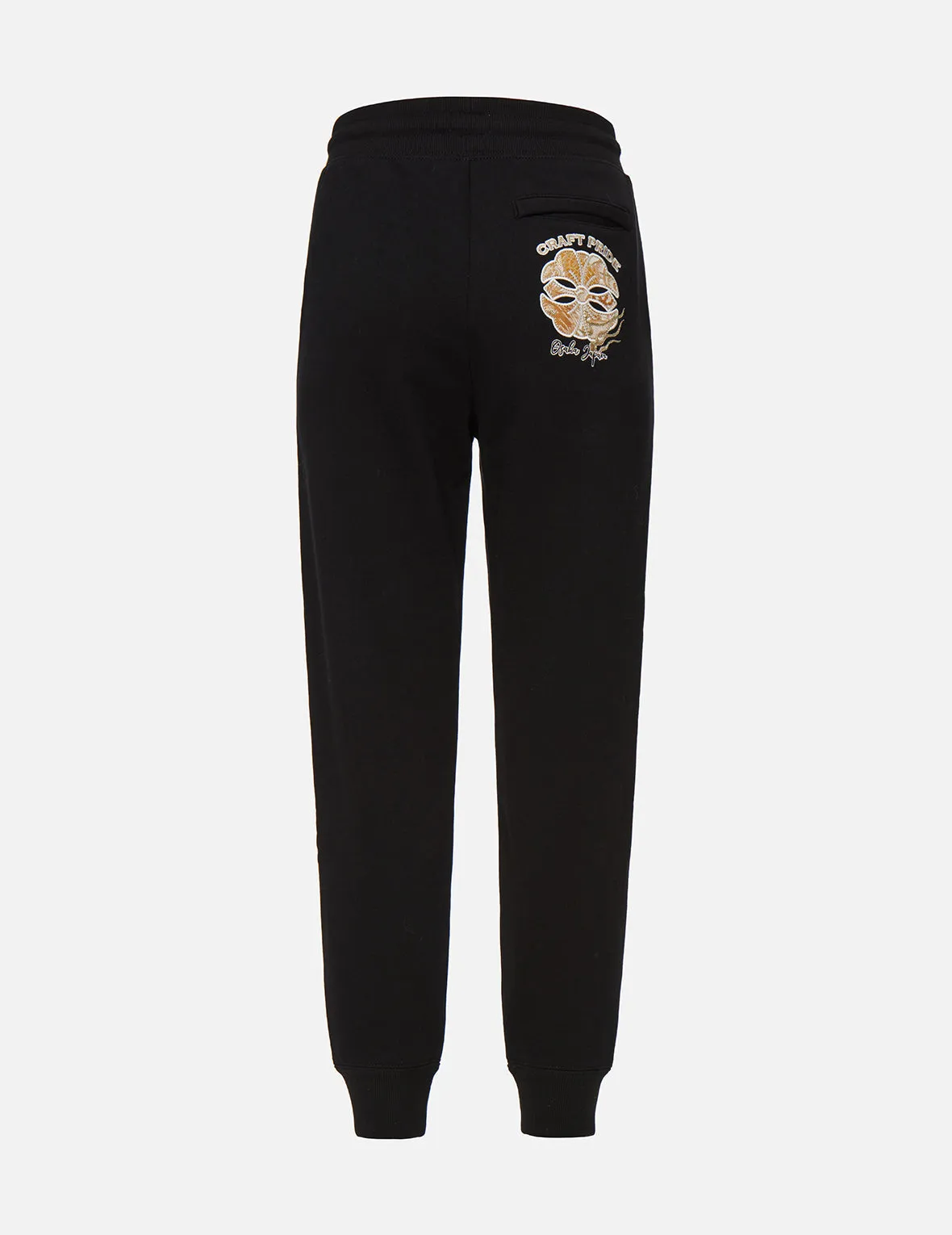Brocade Kamon Appliqué Sweatpants