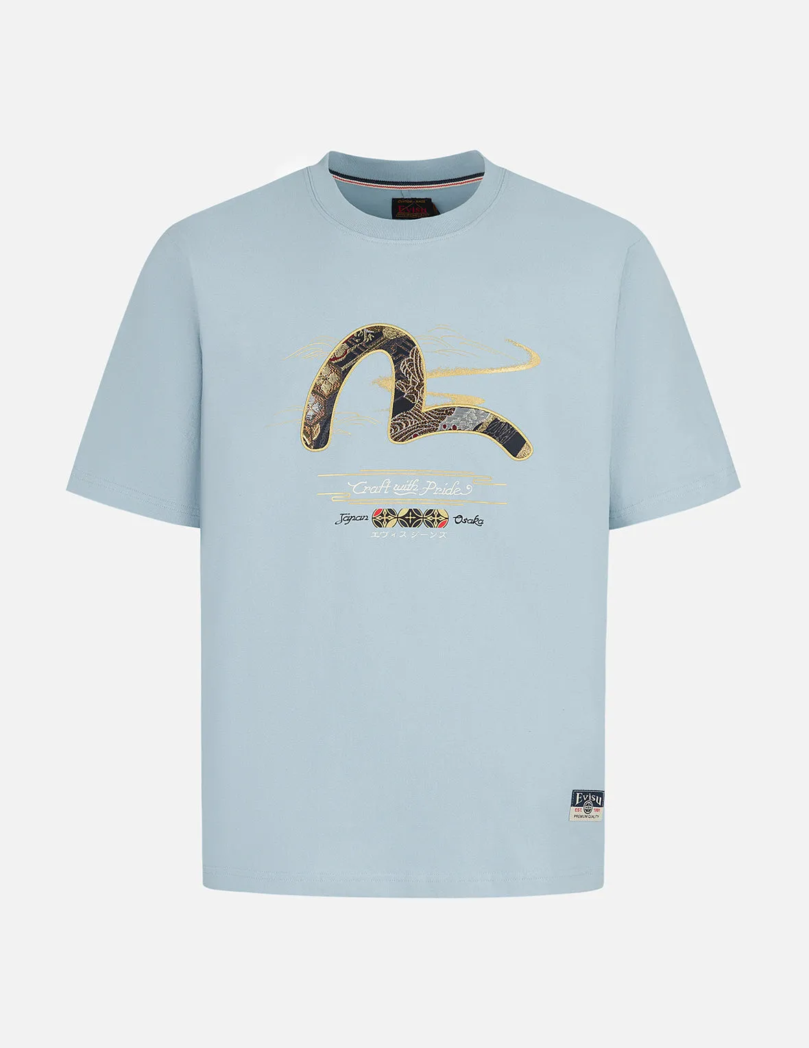 Brocade Seagull Appliqué Regular Fit T-shirt