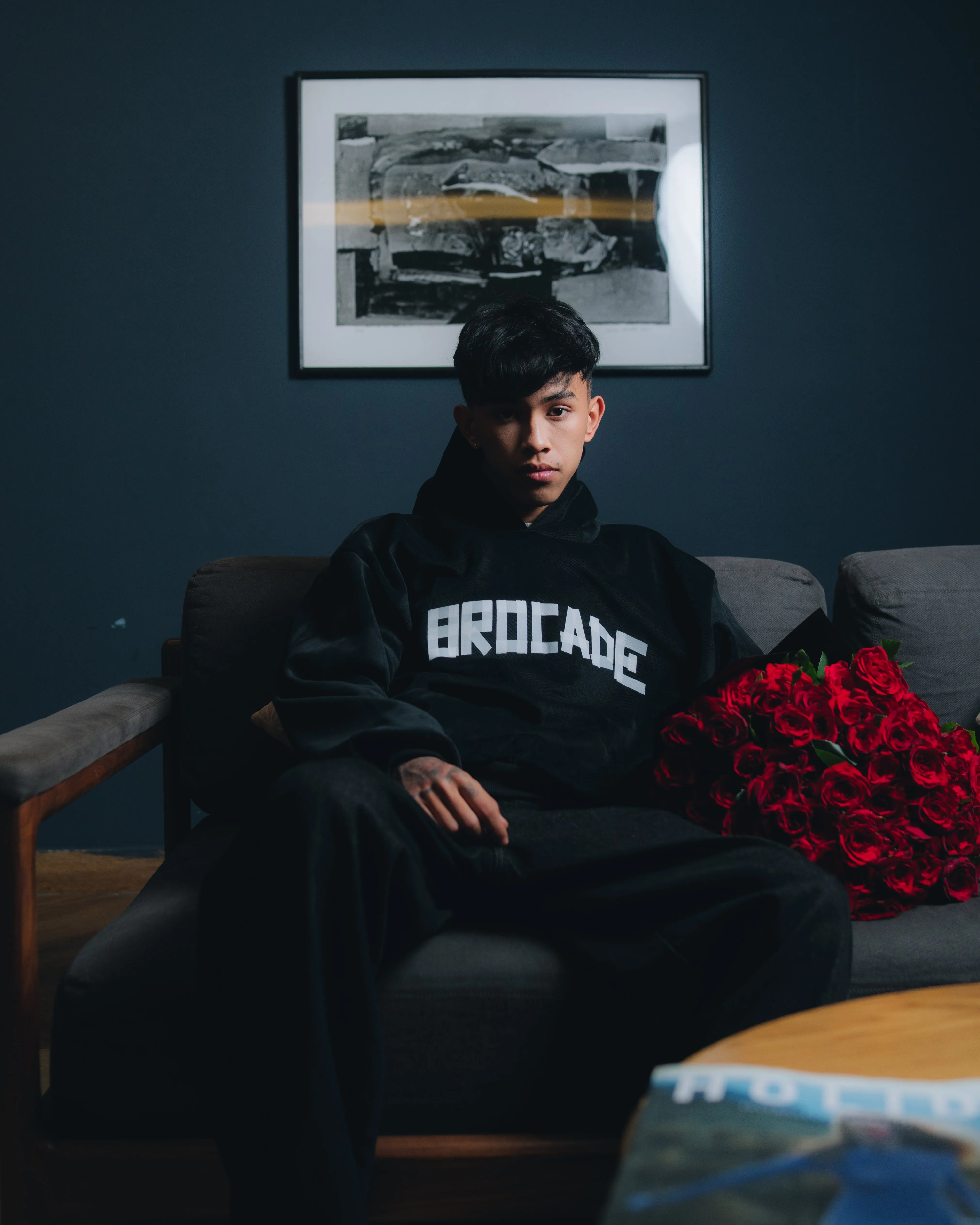 BROCADE TAPE HOODIE