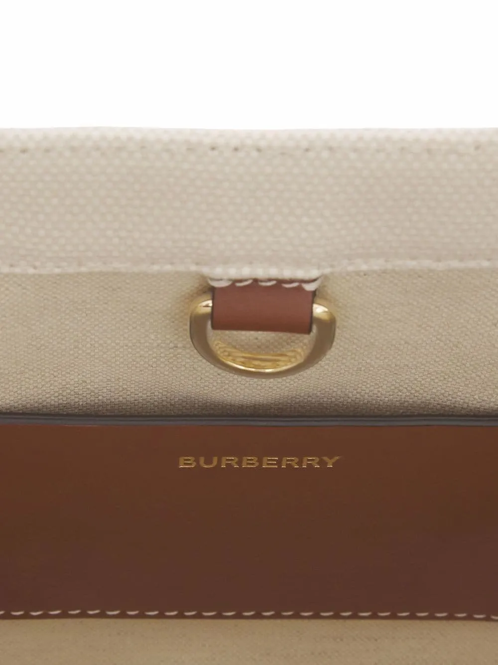 Burberry Mini Canvas Tote Bag