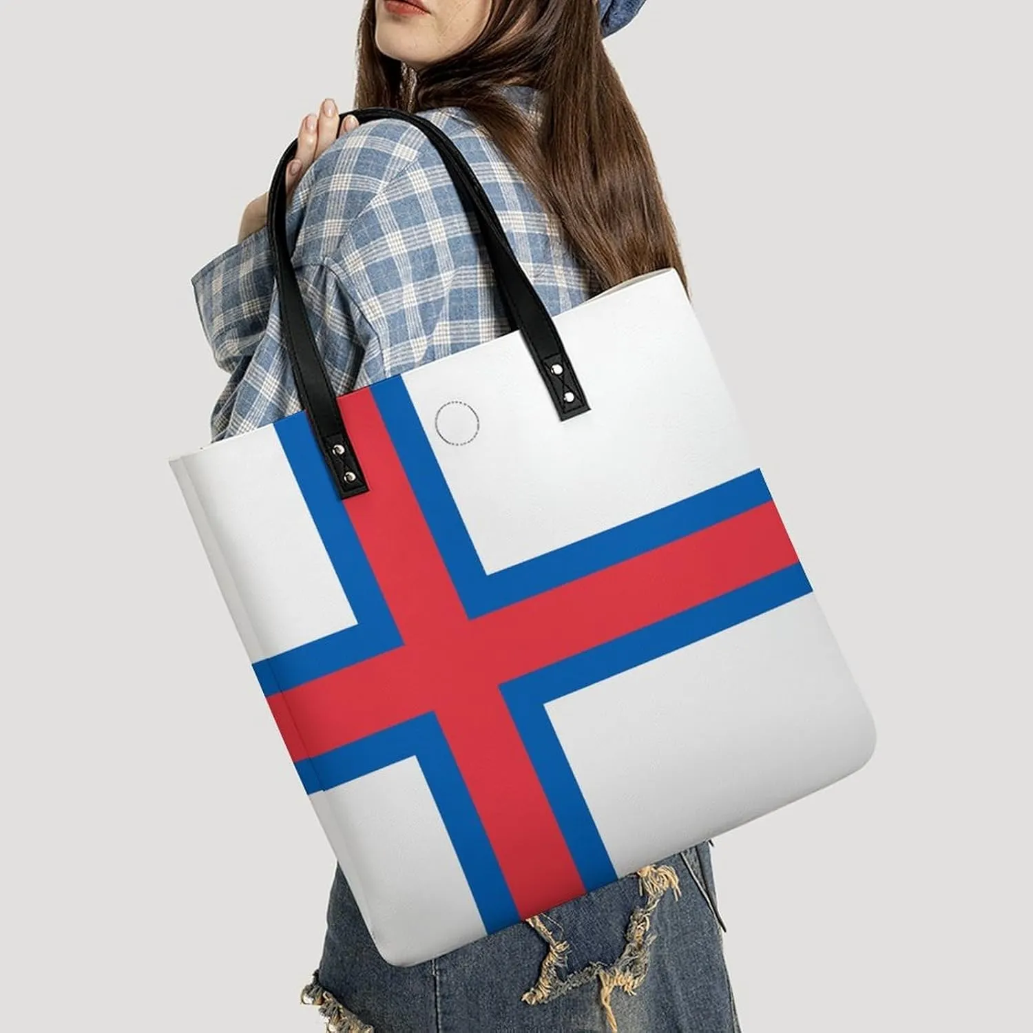 Buryatia Flag Women's Stylish Leather Handbag Spacious Tote for Everyday Essentials