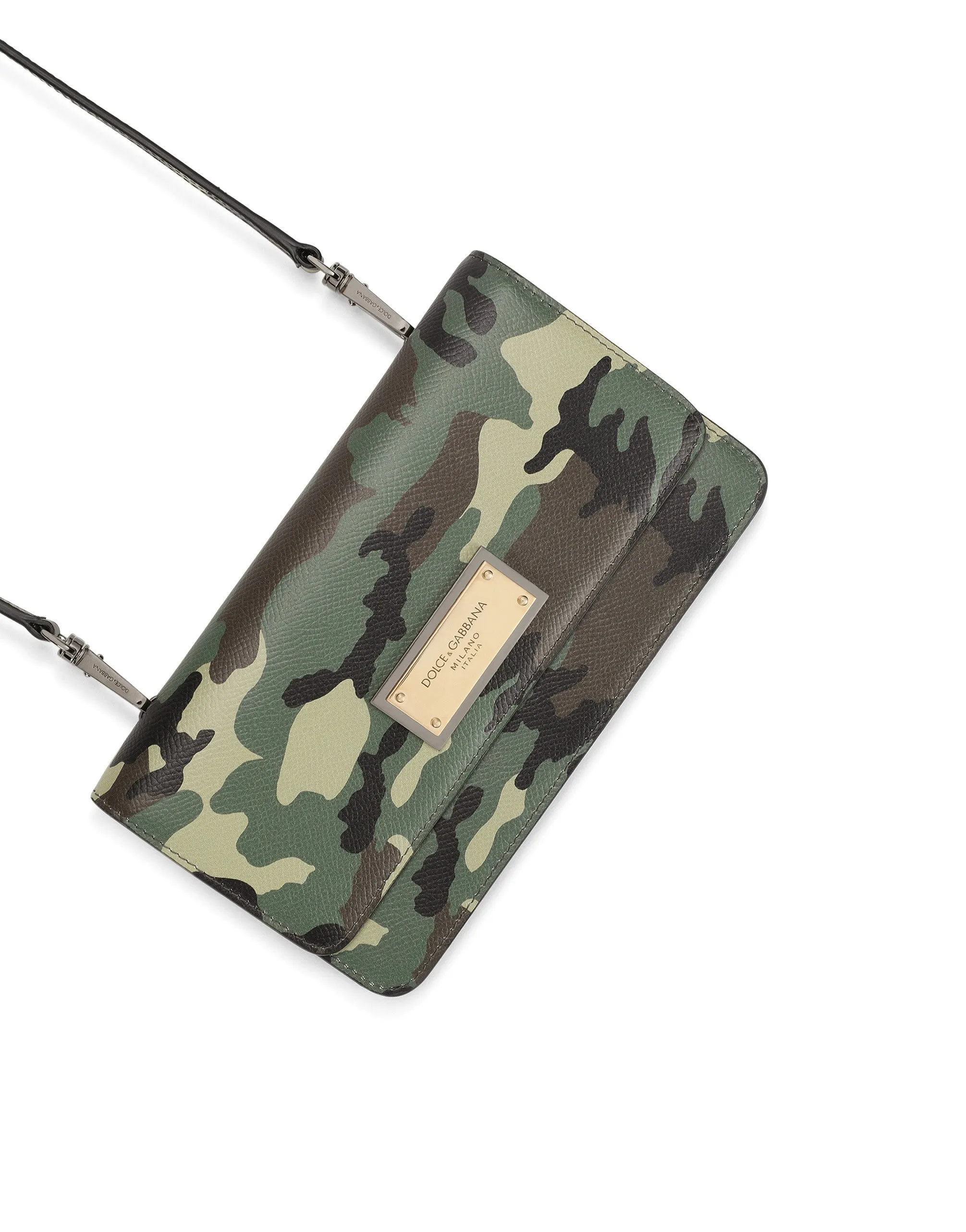 Camouflage calfskin mini bag