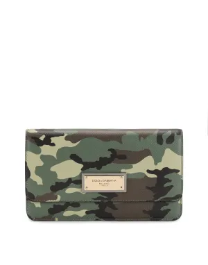 Camouflage calfskin mini bag