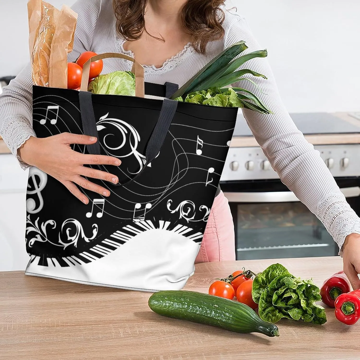 Canvas Tote Bag Large Women Casual Shoulder Bag Handbag Reusable Beach Shopping Grocery Bag For Outdoors