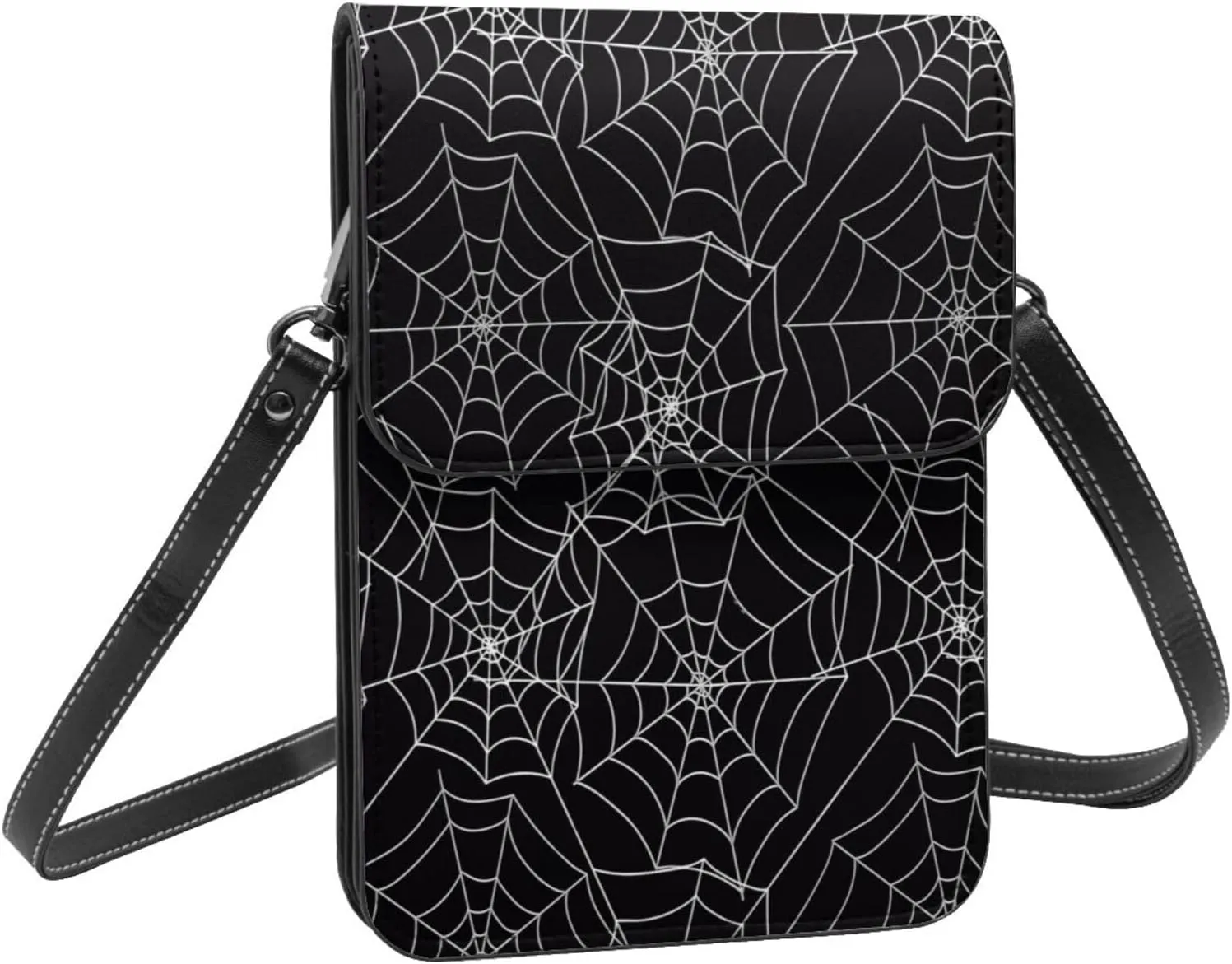Carton Thunders Leather Crossbody Phone Purse for Women Cute Wallet Bags Lightweight Mini Sling Bag