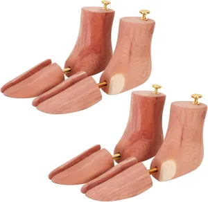 Cedar Boot Tree for Man/Woman,The 2 Pairs Boot Tree Same Size for US Size, Natural Materials and Fragrant Wooden Shoe Tree