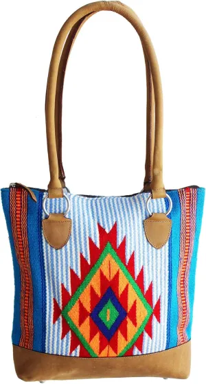 CHALLENGER Women Western Handwoven Wool Rodeo Cowgirl Shoulder Purse Tote Hand Bag 10309E