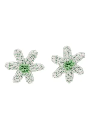 Charlie Floral Beaded Stud Earrings