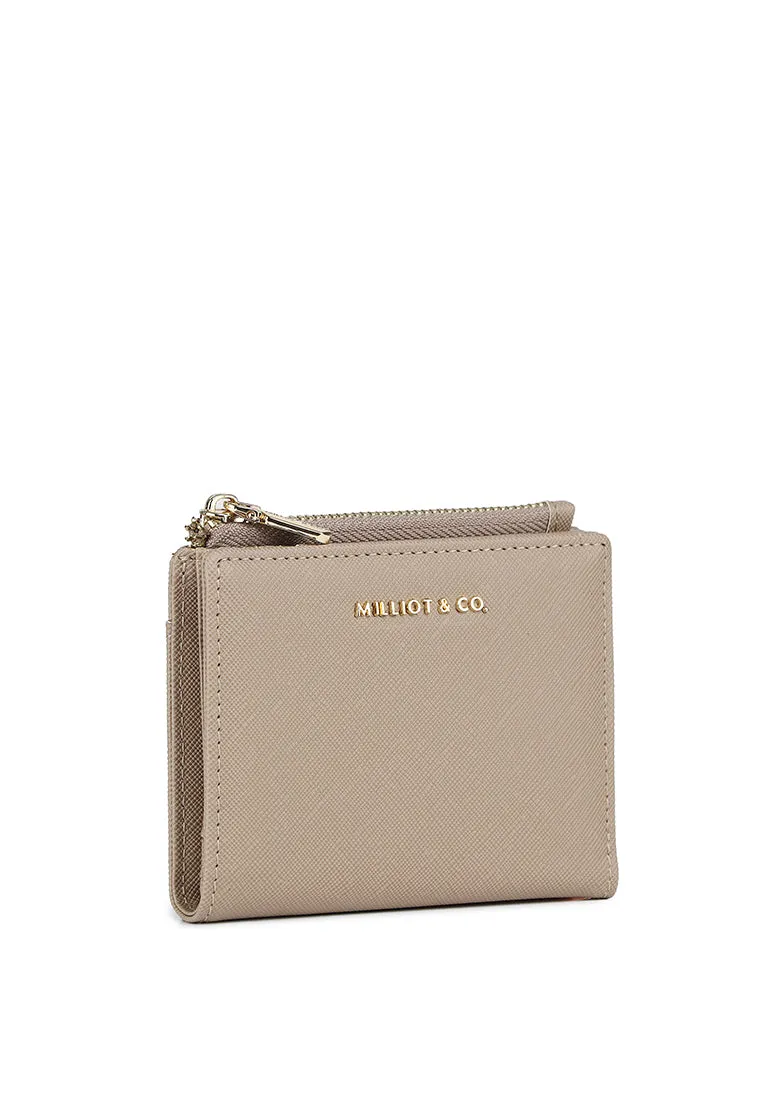 Chic Me Top Zip Mini Wallet (Khaki)